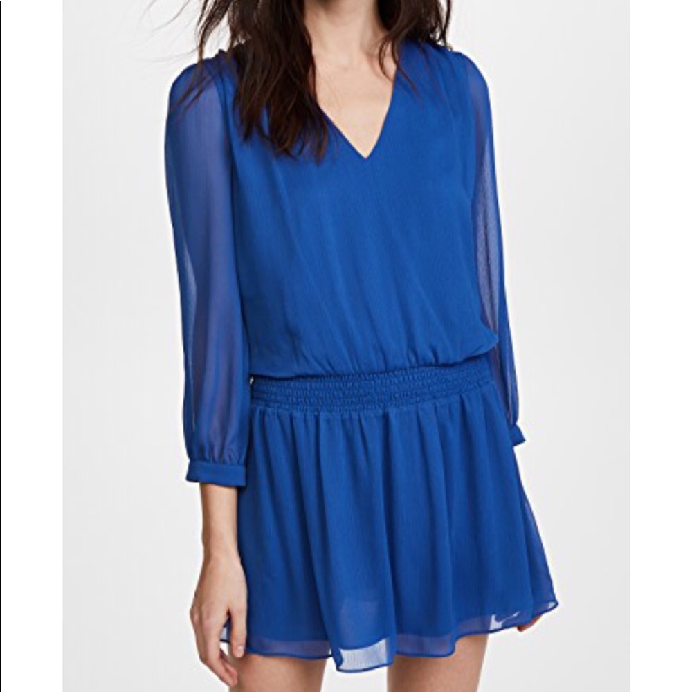 Alice & Olivia Adaline Smock Waist dress